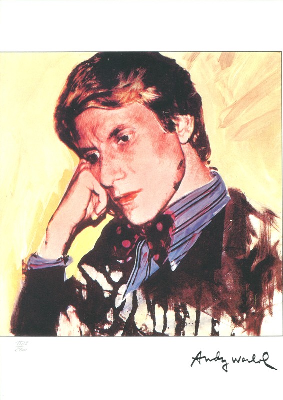 andy warhol yves saint laurent painting